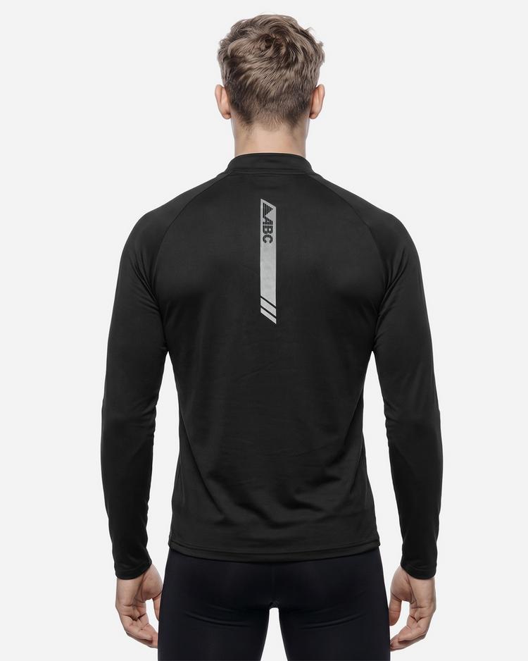ABC ABC Trancktop Half Zip ABC Laufshirt Herren - black - 1 | SportScheck