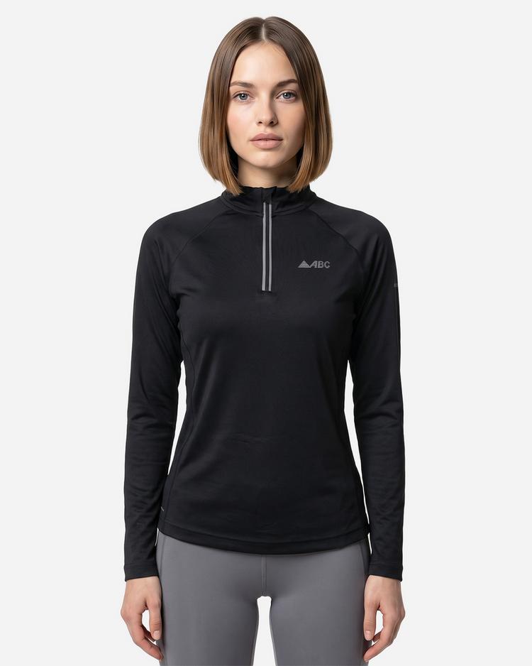 ABC ABC Half Zip ABC Funktionsshirt Damen - black - 0 | SportScheck