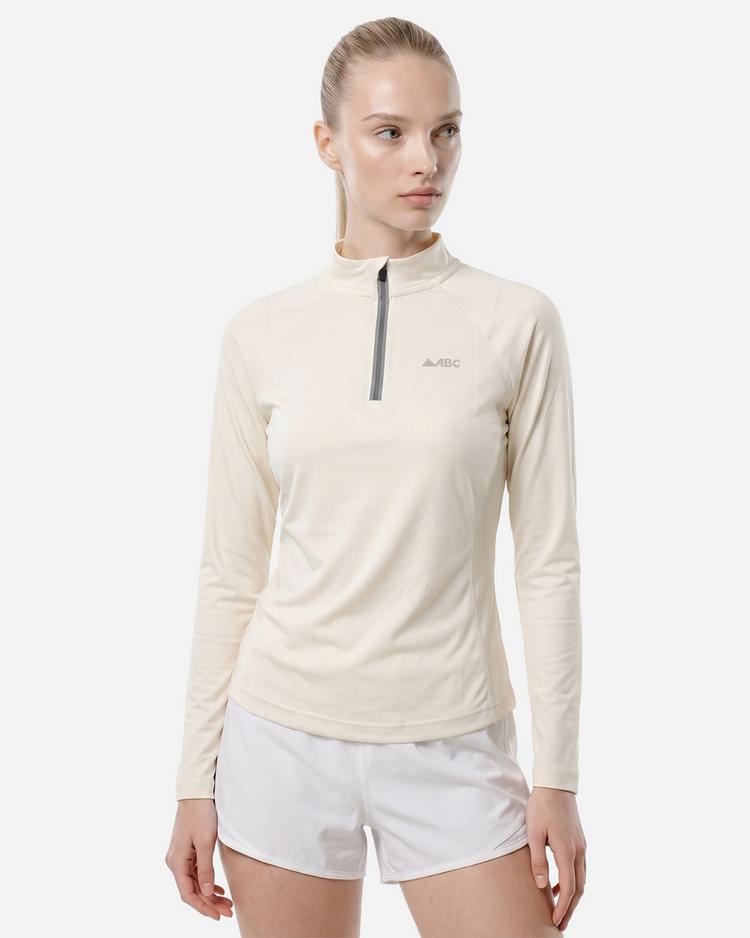 ABC ABC Half Zip ABC Funktionsshirt Damen - tofu - 0 | SportScheck