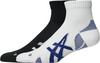 ASICS 2 PACK CUSHIONED RUN QUARTER SOCK Socken - performance black-brilliant white