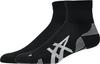 ASICS 2 PACK CUSHIONED RUN QUARTER SOCK Socken - performance black-performance black