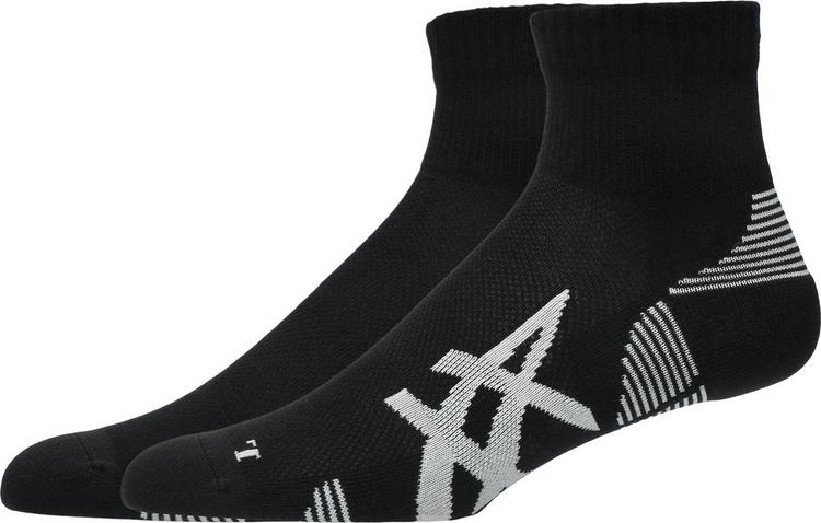 ASICS ASICS 2 PACK CUSHIONED RUN QUARTER SOCK Socken - performance black-performance black - 0 | SportScheck