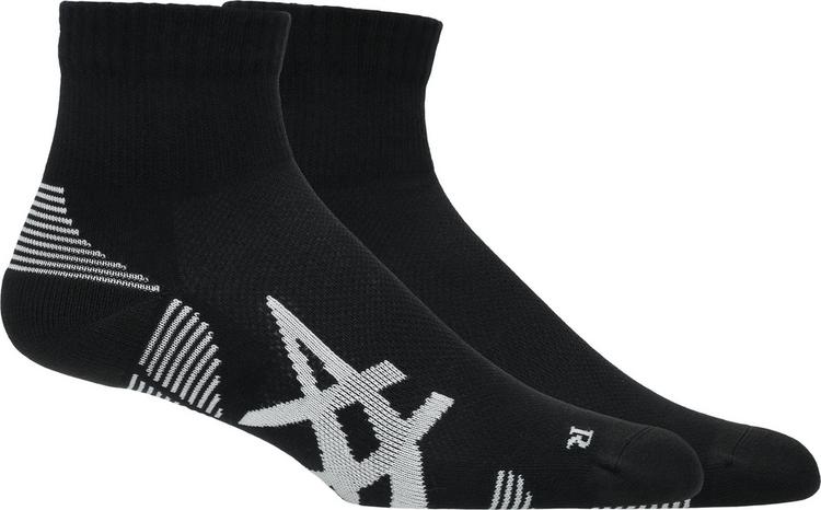 ASICS ASICS 2 PACK CUSHIONED RUN QUARTER SOCK Socken - performance black-performance black - 0 | SportScheck