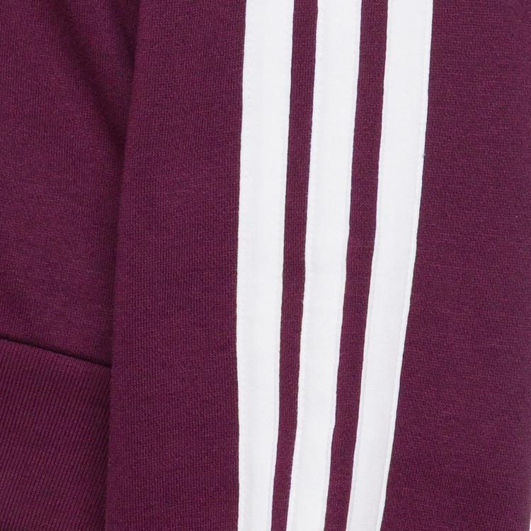 adidas adidas 3S Kapuzenjacke Damen - maroon-white - 0 | SportScheck