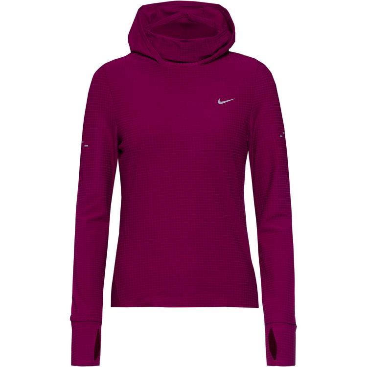 Nike Nike SWIFT HOODED LS TOP Funktionsshirt Damen - true berry-reflective silv - 0 | SportScheck