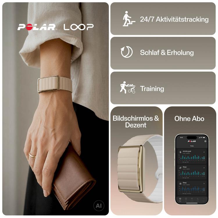Polar Polar Loop Gen2 Sportuhr - gld-bei - 0 | SportScheck