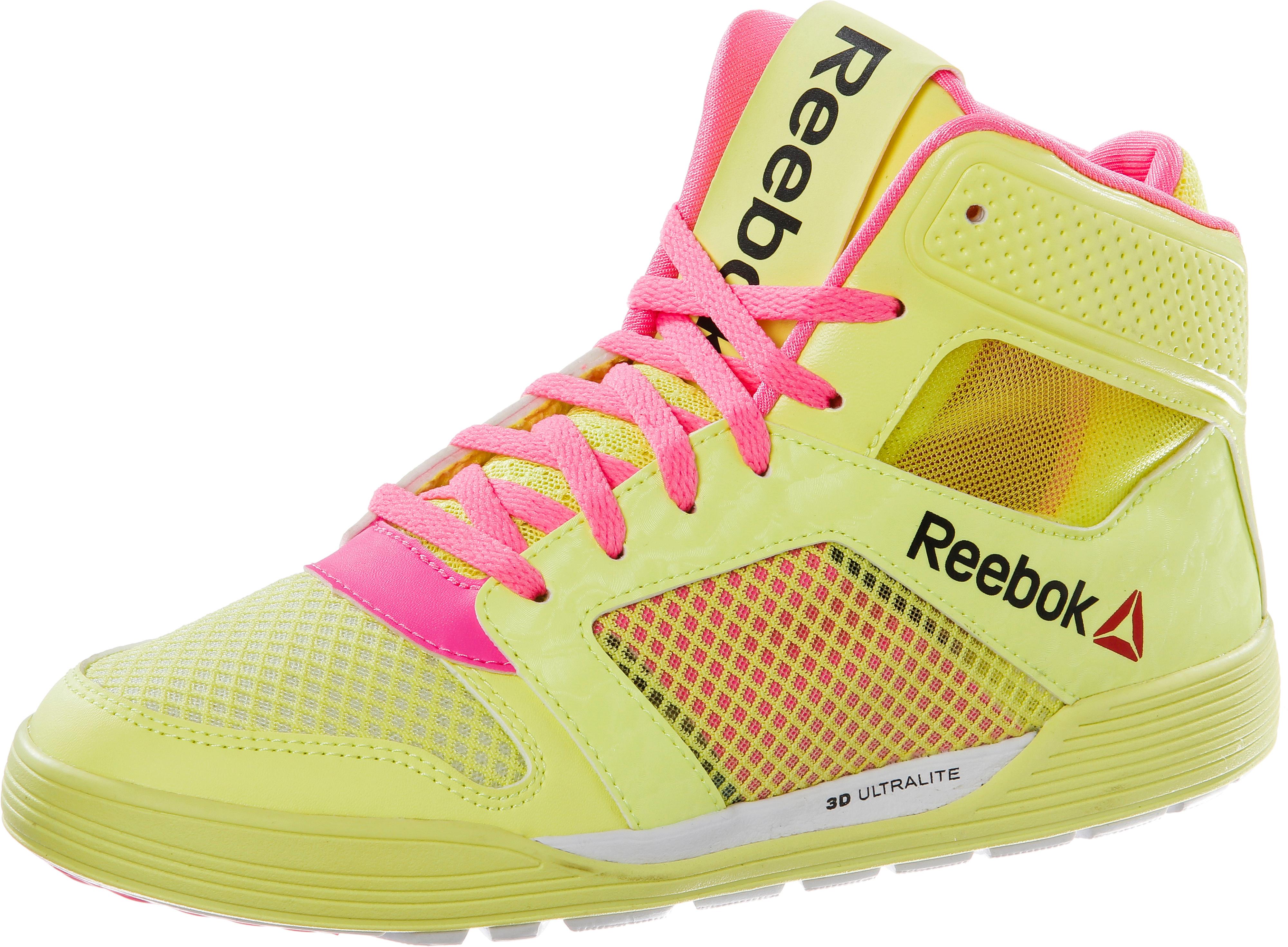 Reebok Dance Urtempo Mid Fitnessschuhe Damen gelb im Online Shop von SportScheck kaufen