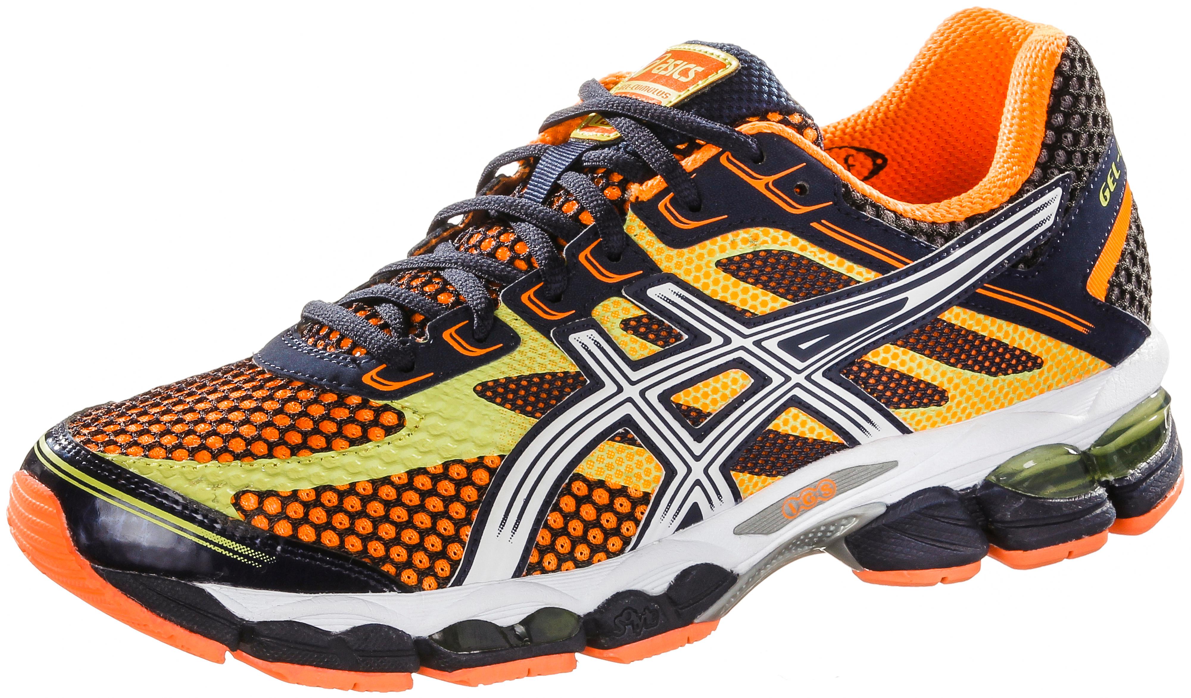 asics laufschuhe orange