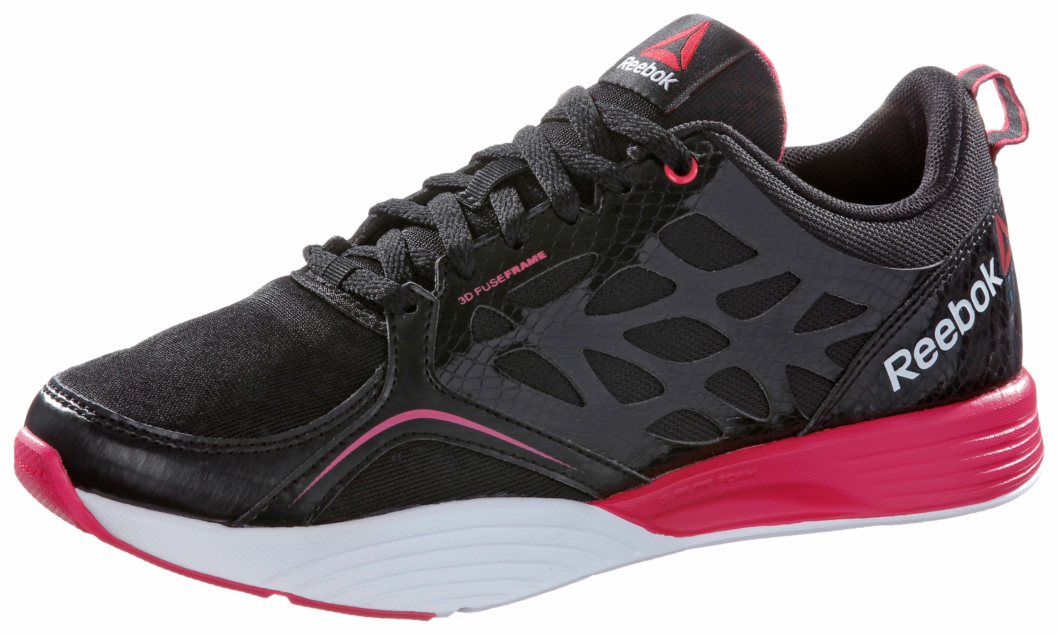 Reebok Cardio Inspire Low Fitnessschuhe Damen schwarz/pink im Online Shop  von SportScheck kaufen