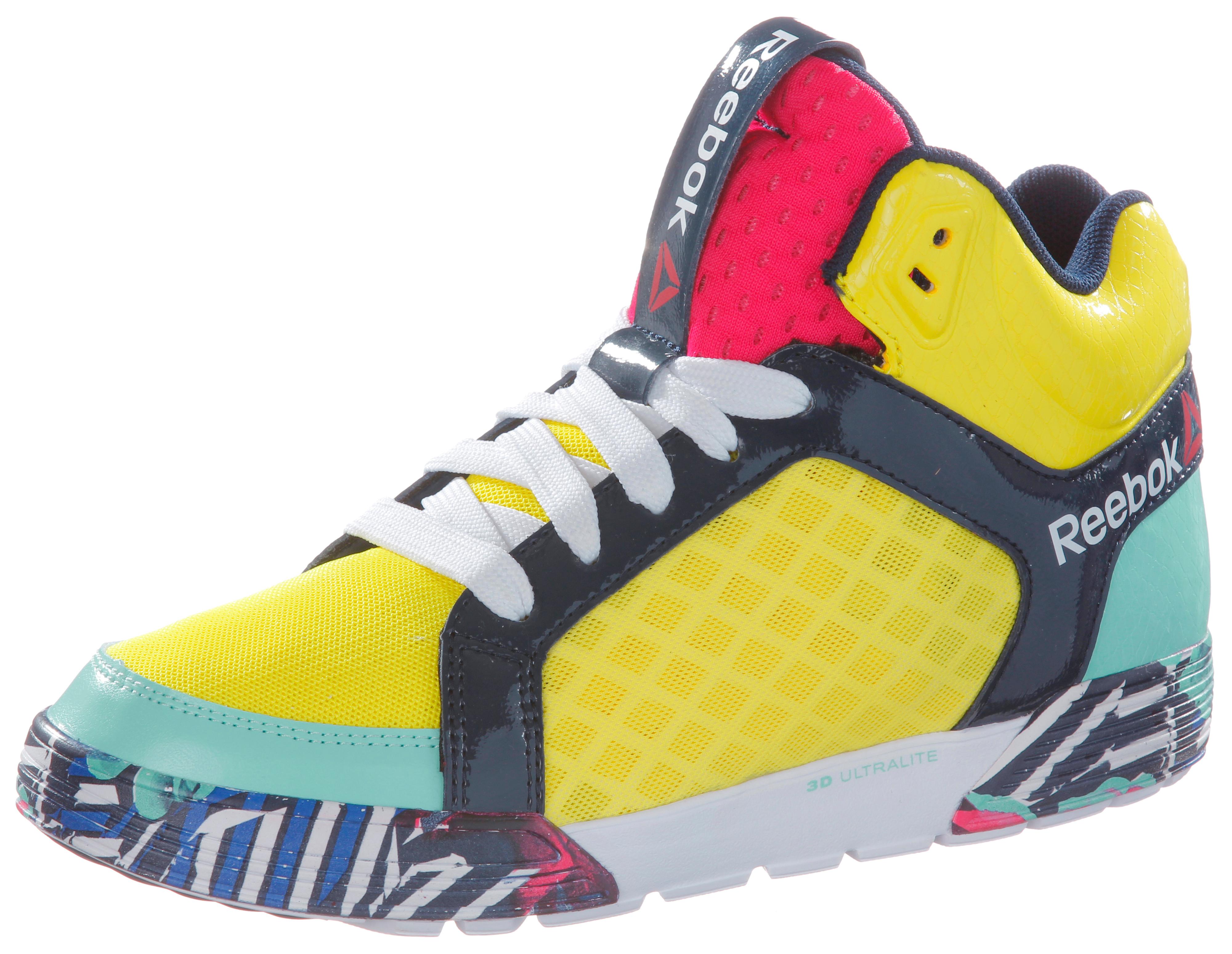 Reebok Dance Urtempo Mid 2.0 Fitnessschuhe Damen neongelb/dunkelblau im  Online Shop von SportScheck kaufen