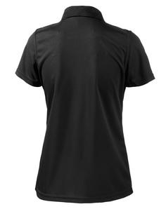 Rückansicht von Maier Sports Ulrike Poloshirt Damen black