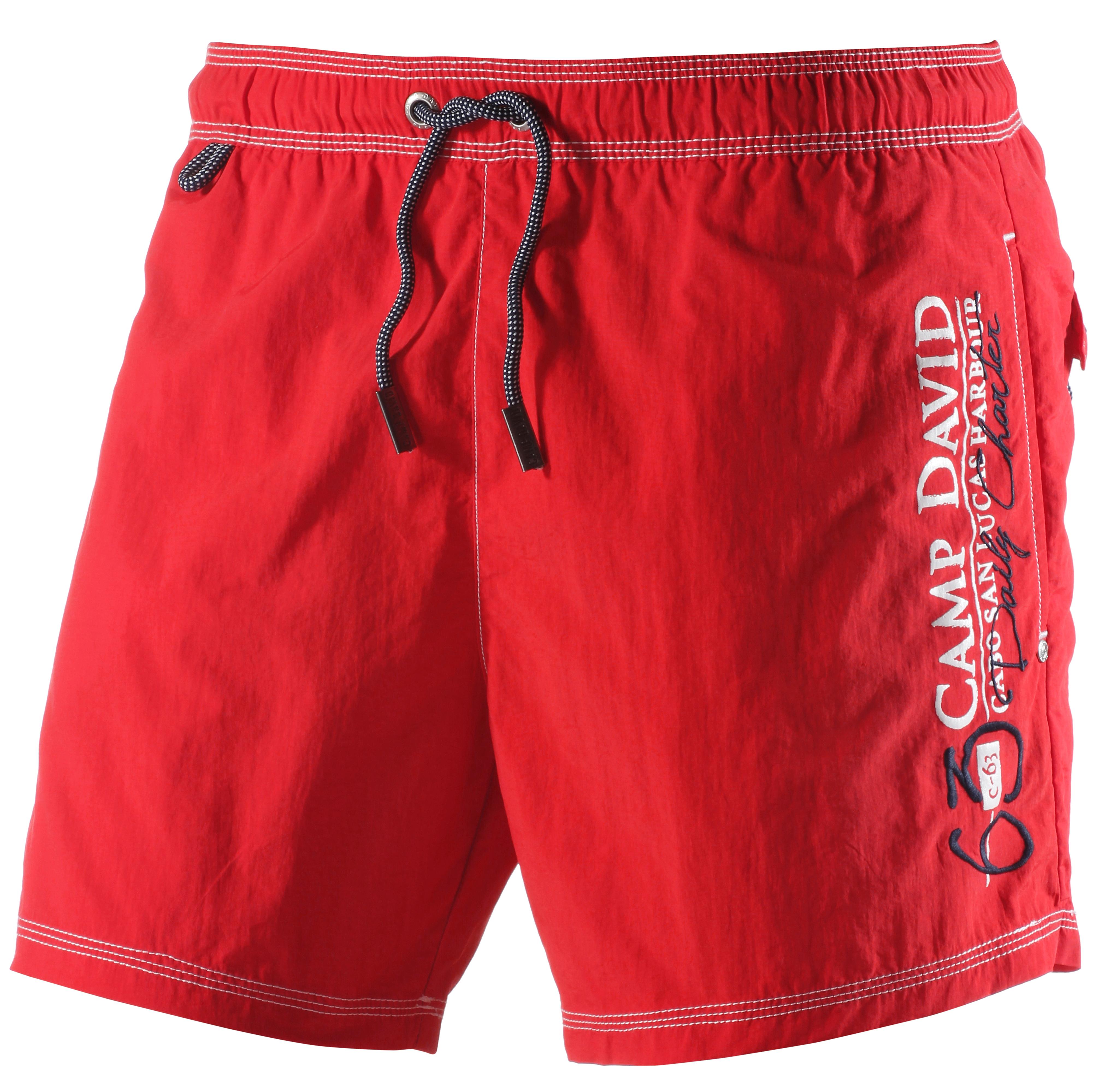 CAMP DAVID Badeshorts Herren rot im Online Shop von SportScheck kaufen