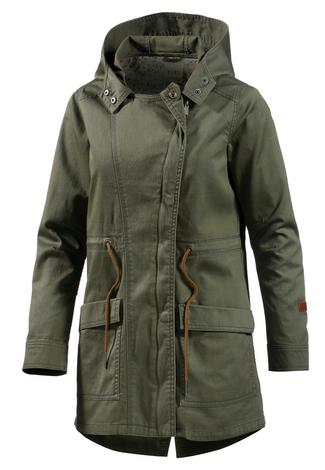 Roxy Cover You Jacket Kapuzenjacke Damen oliv