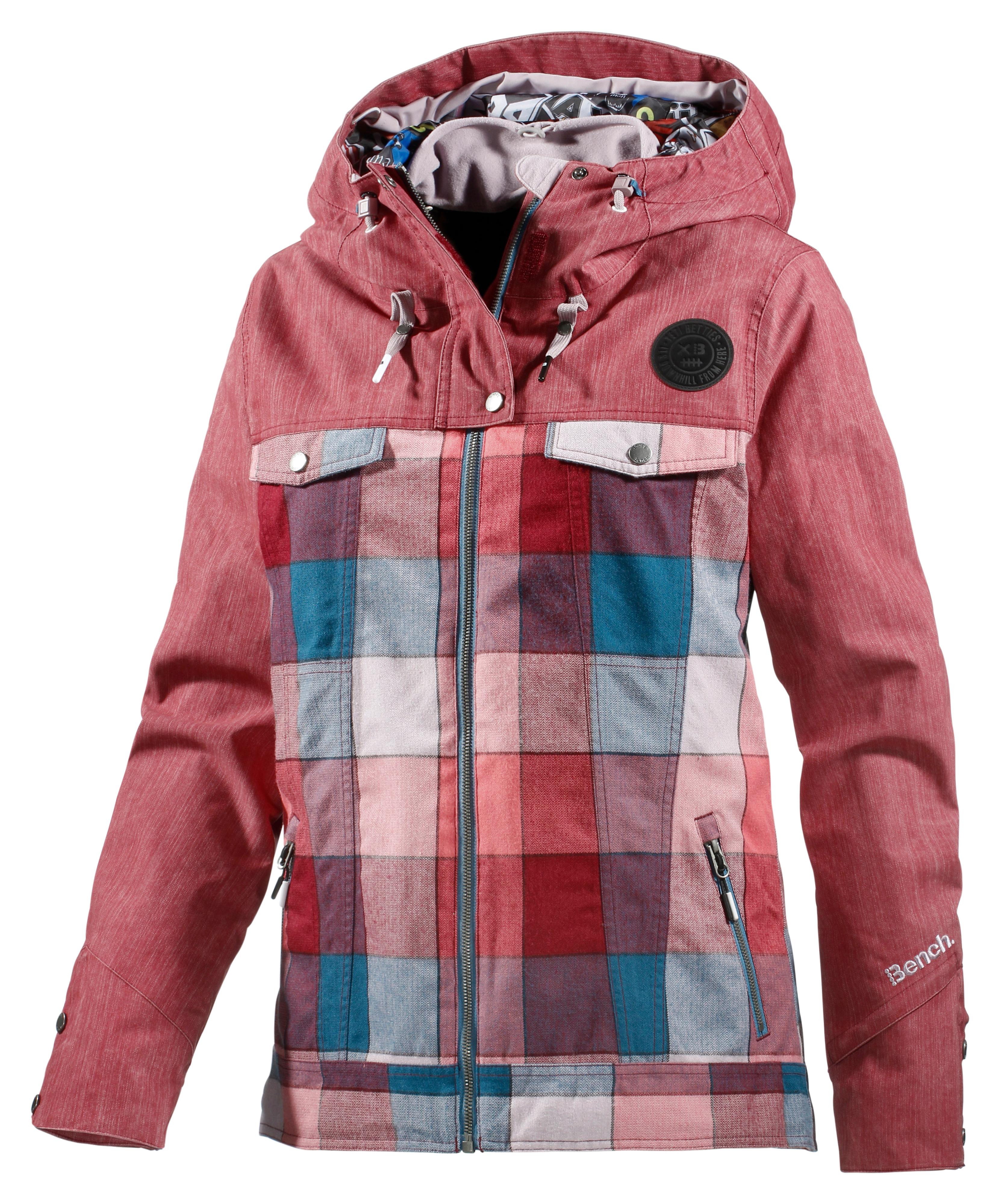 Bench Hayley Snowboardjacke Damen rot/bunt im Online Shop von