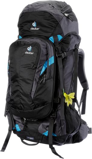 Deuter Quantum 60+10 SL Trekkingrucksack Damen black-turquoise