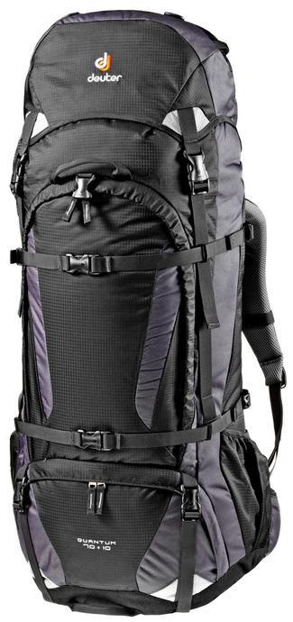 Deuter Quantum 70+10 Trekkingrucksack black-silver