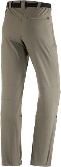 Rückansicht von Maier Sports Nil Wanderhose Herren schlamm