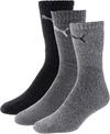 PUMA CREW SOCK 3P Socken - anthracite-grey