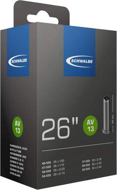 Schwalbe NR13 MTB 26; 40-62,559MM; AV40MM Fahrradschlauch schwarz