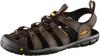 Keen CLEARWATER CNX LEATHER Outdoorsandalen Herren - dark earth-black