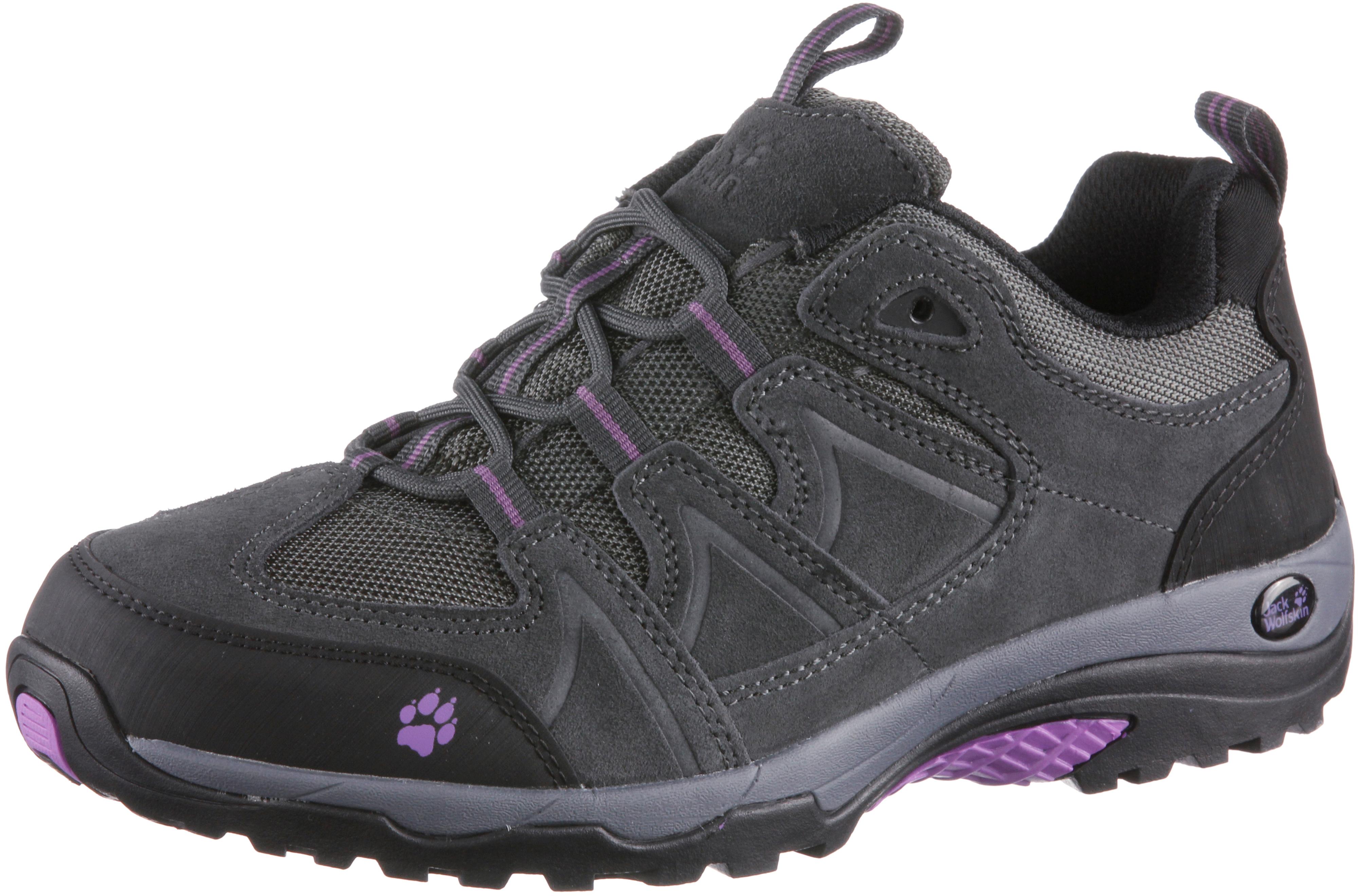 Jack Wolfskin Traction Low Wanderschuhe Damen anthrazit/lila im Online Shop von SportScheck kaufen