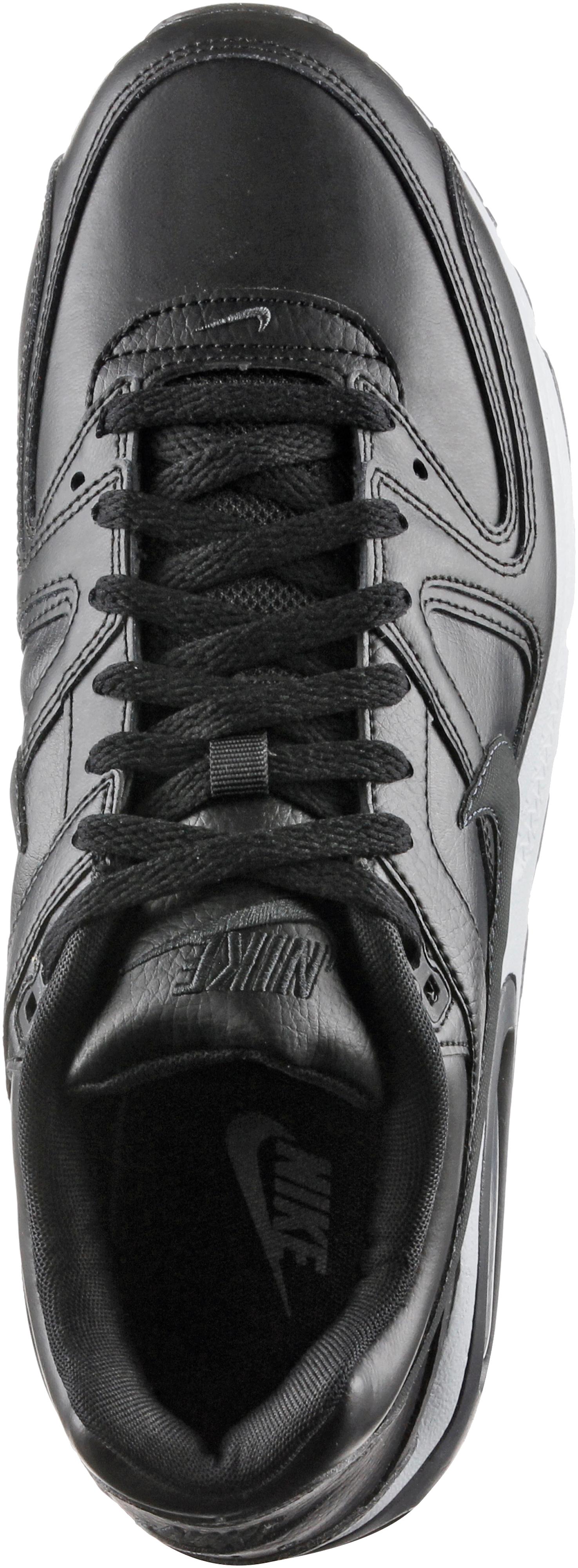 Nike air max leder herren schwarz online