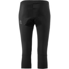 Rückansicht von Gonso Lecce 3/4-Fahrradtights Damen schwarz