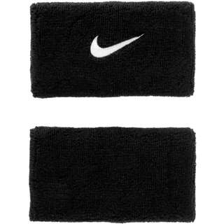 Nike SWOOSH DOUBLEWIDE 2 PK Schweißband black-white