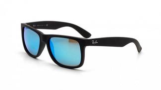RAY-BAN Justin 0RB4165 Sonnenbrille black rubber