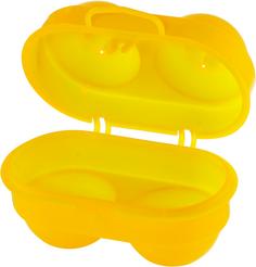 Coghlans Eierbox für 2 Eier Lunchbox gelb
