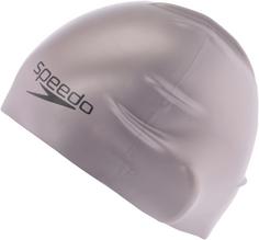 SPEEDO Plain Moulded Silicone Badekappe silber