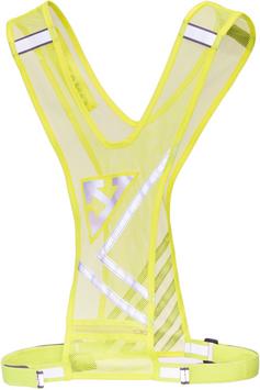 Rückansicht von NATHAN Bandolier Laufweste neongelb