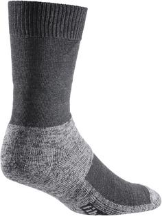 Rückansicht von Rohner fibre tech Wandersocken schwarz denim