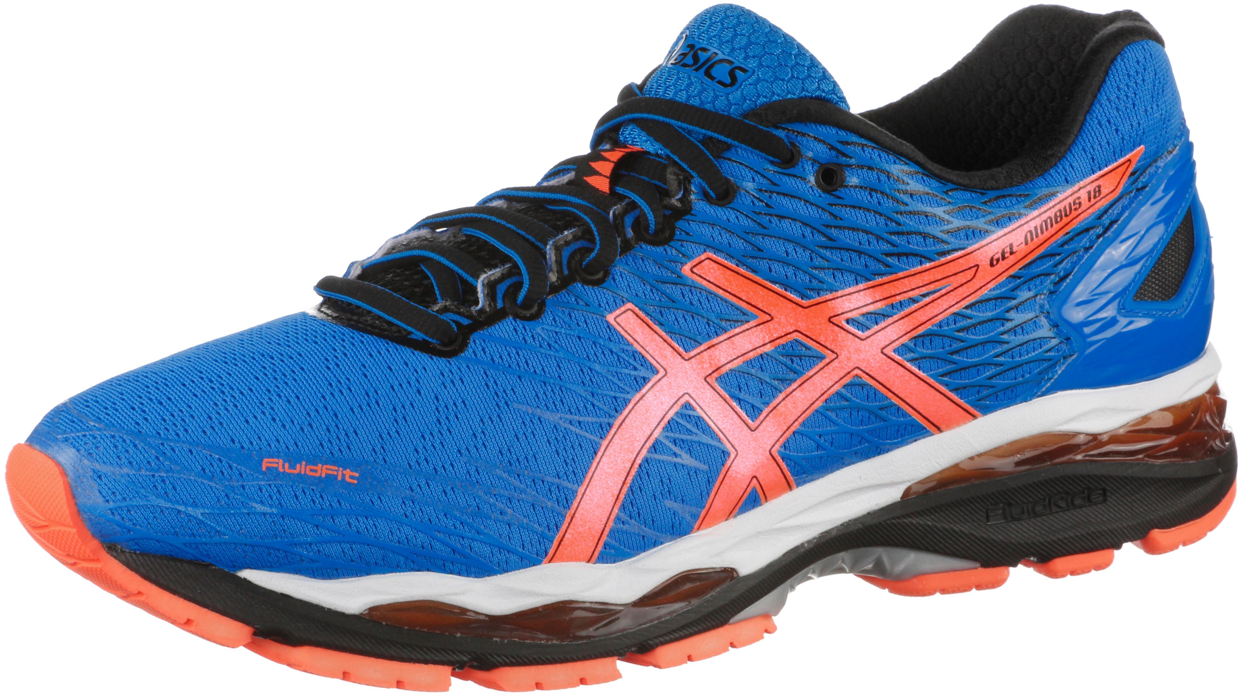 asics blau orange