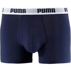 Rückansicht von PUMA Basic Boxershorts Herren true blue