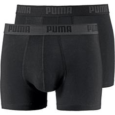 PUMA Basic Boxershorts Herren black-black