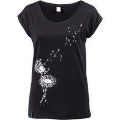 iriedaily Pusteblume T-Shirt Damen black