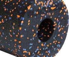 Rückansicht von BLACKROLL Standard Faszienrolle schwarz-blau-orange