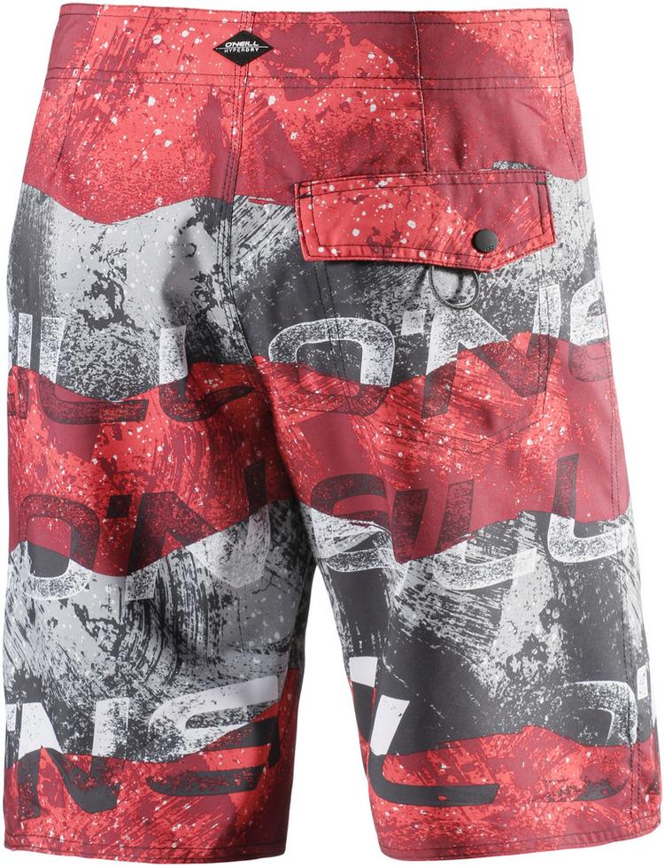 O'NEILL O'NEILL Stack 2 Badehose Herren - grau-rot - 0 | SportScheck