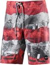 O'NEILL Stack 2 Badehose Herren - grau-rot
