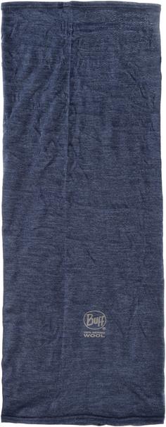 Rückansicht von BUFF Merino Lightweight Multifunktionstuch solid denim