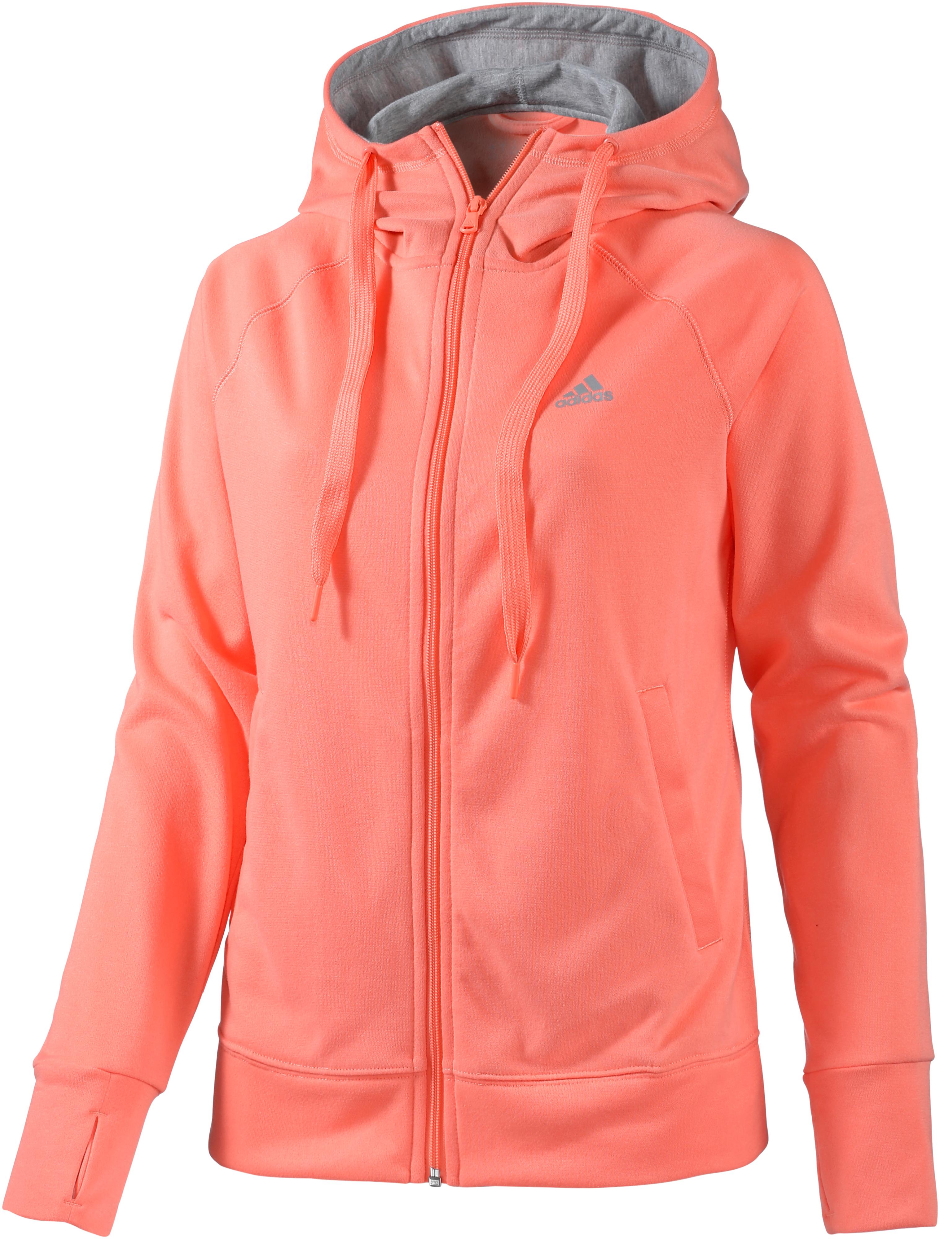 adidas sweatjacke orange