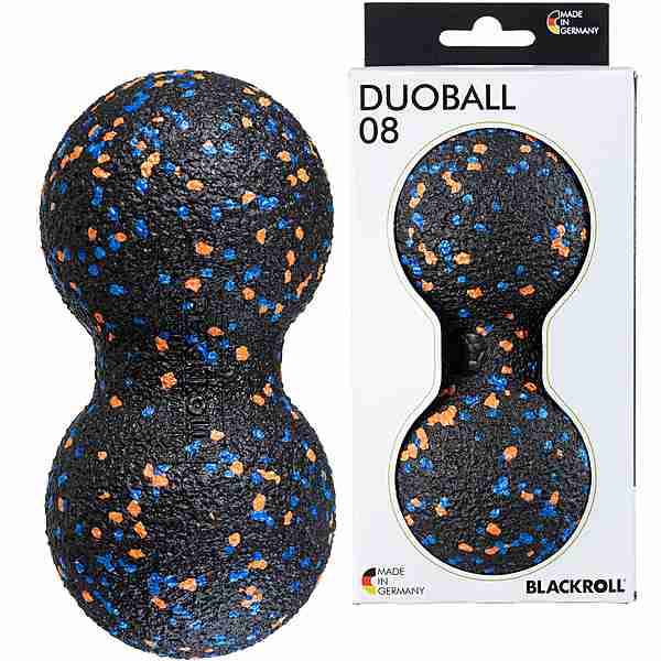 BLACKROLL DuoBall Faszienball schwarz-blau-orange