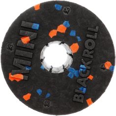 Rückansicht von BLACKROLL Mini Faszienrolle schwarz-blau-orange