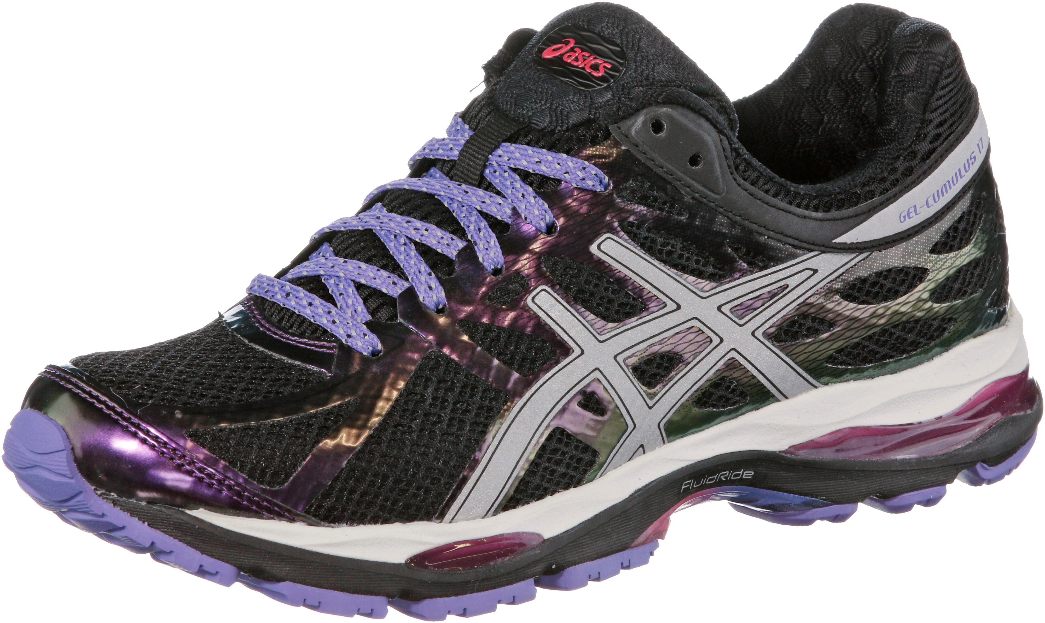 asics cumulus 17 damen schwarz