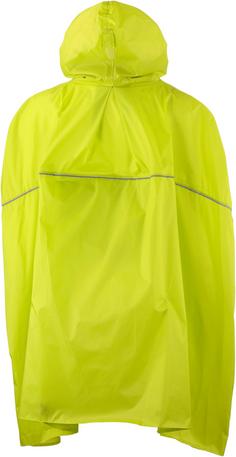 Rückansicht von VAUDE Grody Regenjacke Kinder limone