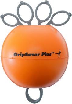 Rückansicht von METOLIUS GripSaver Plus Handmuskeltrainer orange