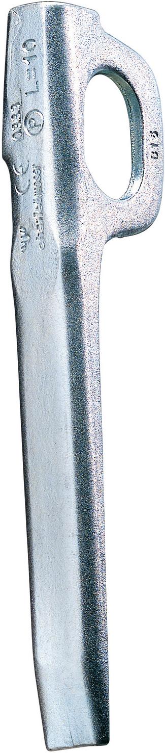 Petzl U Felshaken silberfarben