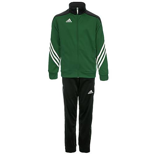 Jungen Adidas Trainingsanzug gr.140, grünschwarz für Jungen Adidas Trainingsanzug gr.140, grünschwarz für