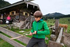 Rückansicht von CMP Zipphose Kinder antracite